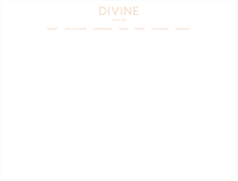 Tablet Screenshot of divine.ro